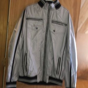 D- Lux Denim jacket very nice stylish grey jacket